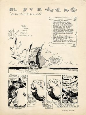 Enrique Breccia | “El Suenero: capitolo 12” – tavola 1 | Cart Gallery