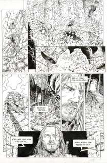 Swolfs | Légende, Le secret des Eiles, planche originale à l’encre de chine pour cet album paru en 2012 chez Soleil. | Septimus