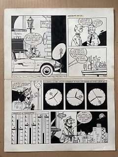 De Groot, Bob - De Groot, Bob - Planche originale - Inspecteur Crouton - (années 1960)