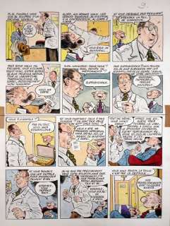 Dimitri | Dimitri - Planche originale couleur - Le Goulag T12 - Halte Ã  la viscère (planche 9) - (1992) | Catawiki