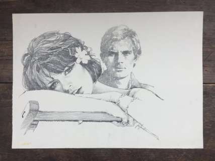 Gonzã¡Lez, José | GonzÃ¡lez, José - Original drawing - Pareja flor - (1980) | Catawiki