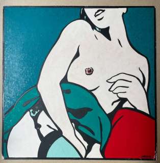 Varenne, Alex | Varenne, Alex - Peinture originale - Nu érotique | Catawiki