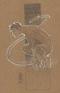 Mario Alberti | X-Men - Mario Alberti - illustrazione originale "Nightcrawler" - Exemplaire unique - (2009) | Catawiki