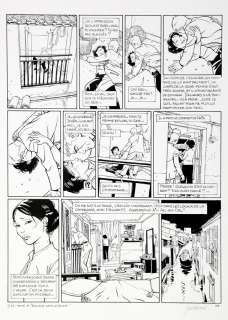 Jusseaume - Tramp, planche n°23 Ã  l‘encre de Chine de l&…