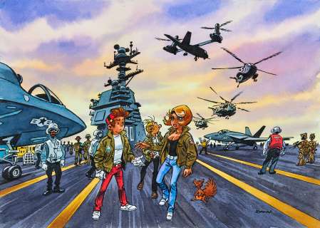 Dany | Spirou et Fantasio | Spirou et la Gorgone bleue | Artcurial