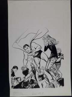 Sergio Tarquinio | Superman - Nembo Kid - Copertina Inedita - Page volante - (1966) | Catawiki