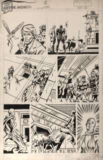 Bob Hall | Avengers 220 Page 23 | Panel Page Art