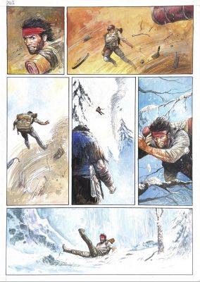 Apri Kusbiantoro, Originalseite Saul 1 „Der lebende Mantel“, Tafel 2 | Comic Art Masters