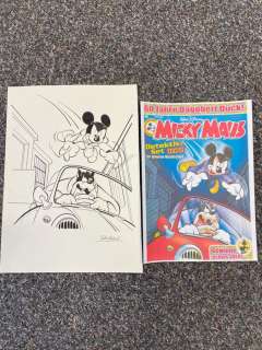 Ray Nicholson | Mickey Mouse - Original Disney Micky Maus ink drawing ~Ray Nicholson~ - Exemplaire unique | Catawiki