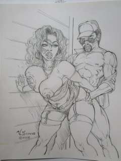 Stephens, Vincent | Vincent Stephens - Dessin orginal - ’Prise en main’ - Format: 28 x 35 cm. - (2005) | Catawiki