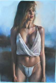 Julia Kirilova | Pin Up - J. Kirilova - original artwork "Brooke" A3 - Page volante - (2021) | Catawiki