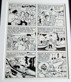 Hubinon, Victor | Original page in Indian ink  - Les aventures de Pistolin  - (1955) | Catawiki