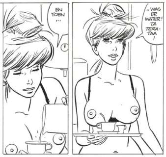 Matena, Dick | Original page (p.4)  - Red Ears  - The Secretary  - (1994) | Catawiki