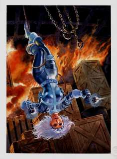 Ray Lago - marvel flair ‘silver sable‘ published painted card art (2019)