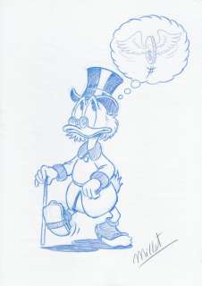 Millet | Scrooge McDuck - Millet - DIN A3 - Original Sketch Drawing | Catawiki