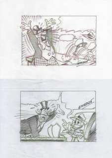 Esteban | Donald Duck - 2 Original Sketchdrawings - Esteban | Catawiki