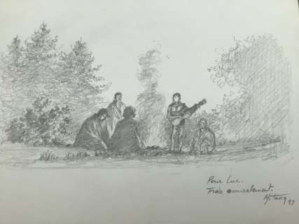 Mitacq | Mitacq - Dessin original dédicacé -Â La Patrouille des castors - (1993) | Catawiki