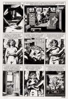 Mezzo - Le roi des mouches - Hallorave Encre de Chine pour la planche de