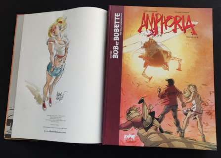 Charel Cambré / Marc Legendre | Amphoria (Bob et Bobette) - Intégrale 2 (Vol. 4-5-6) + dédicace couleur - C - EO - (2020) | Catawiki