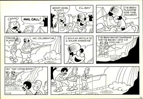 Mort Walker | Walker - beetle bailey, Sunday (12/23/?) | Russ Cochran