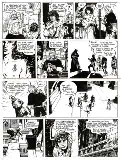 Franz | Brougue, Grimpeur, planche originale à l’encre de chine. | Septimus