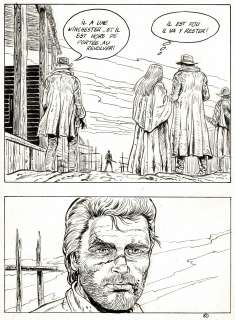 Swolfs | Durango, Viol à Grey Rock, planche originale à l’encre de chine pour cet album paru en 1980 aux éditions des Archers. | Septimus