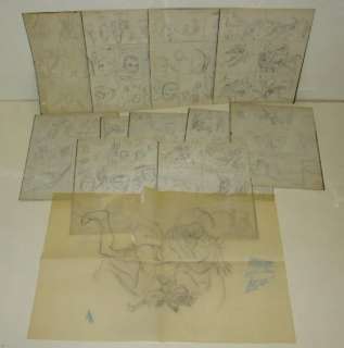 2361B: LOT OF ORIG SPIDERMAN SKETCHES JOHN ROMITA | Weiss Auctions