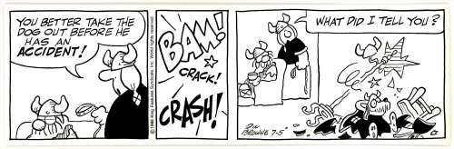 Dik Browne | Browne - HAGAR THE HORRIBLE Daily Strip (07/05/1988) | Russ Cochran