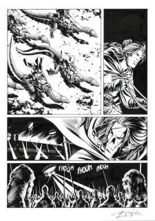 Gianluigi Gregorini | Dragonero n. 52 - G.Gregorini - Tavola Originale "Silenzio bianco" - Page volante - Exemplaire unique - (2017) | Catawiki