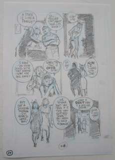 Eisner, Will | Will eisner - Originele pagina in schetsversie (p.24) - A family matter - (1998) | Catawiki