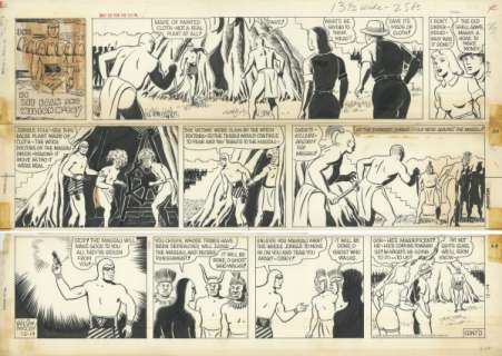 Lee Falk - The Phantom / McCoy / Sunday page du 14 décembre 1958