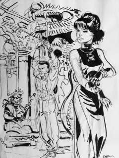 Meynet, Félix | Meynet, Félix - Dessin original - Hommage Ã  Bob Morane | Catawiki