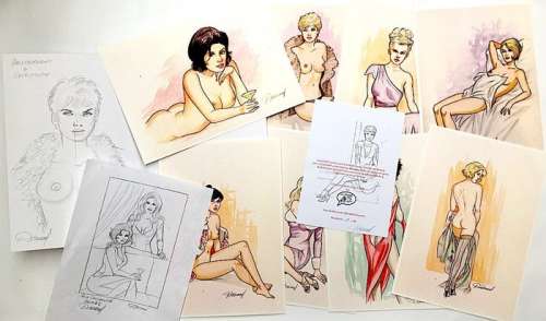 Renaud | Jessica Blandy - Portfolio - Certificat - Les Héroïnes de Renaud + Dessin Original (2020) - EO (2020) | Catawiki