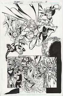 INFINITE CRISIS Issue #6 Half Splash | ComicConnect