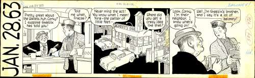 Frank King | King  GASOLINE ALLEY, Daily (01/28/1963) | Russ Cochran