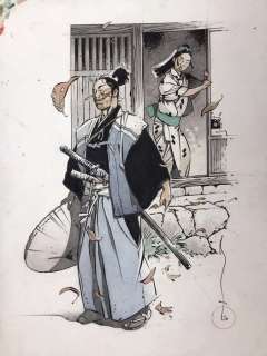 Michetz, Marc | Michetz, Marc - Dessin original couleur - Un rendez-vous intime avec Kogaratsu - (2020) | Catawiki