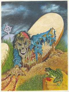 130: Cole horror / Dick Tracy original comic art | Russ Cochran