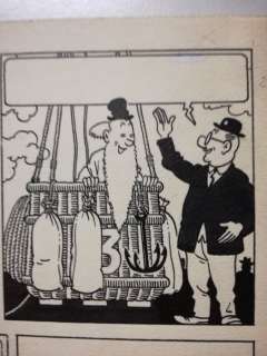 Bob de Moor | De Moor, Bob - 2 originele pagina’s (p.3) + (p.4) - Meester Mus / Monsieur Tric - Een bewogen ballonvaart - Lot 2/6 | Catawiki