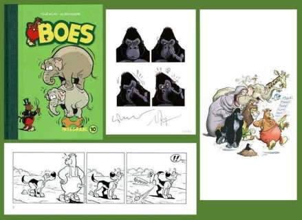 Wil Raymakers, Thijs Wilms | Boes - Luxe editie Boes Integraal deel 10 - Genummerd 29/80 - Met originele strook + ex-libris - Cartonné - EO (2020) | Catawiki