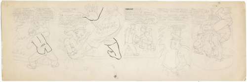 Gilbert (Gil) Theodore Fox | Fox - POISON IVY (3/06/??) Daily Strip NO RESERVE! | Russ Cochran