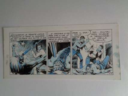 Galep | Tex s. Gila n.10 - striscia originale - Page volante - Exemplaire unique - (1958) | Catawiki