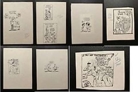 Carali, Paul - Carali, Paul - 7x Dessin original