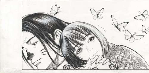 Tamai Yukio Hand drawing flame manuscript + Autograph autographed manuscript "Kedamame" | Mandarake (Big Web)