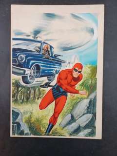 Mario Caria | Uomo Mascherato - Avventure americane II s. n. 1 - Mario Caria - original cover - Page volante - Exemplaire unique - (1967) | Catawiki