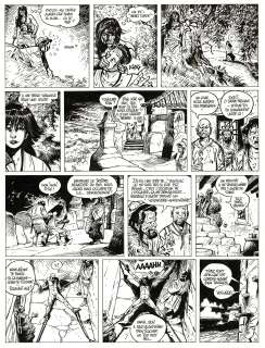 Franz - Lot 315 - Poupée d’ivoire, Le Juge, planche originale à l’encre de chine.