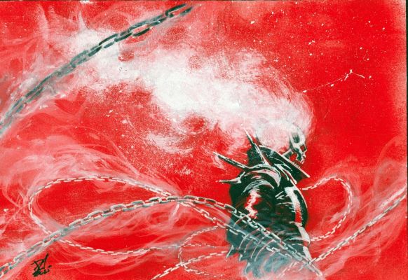 Ghost Rider Devmalya Pramanik | Comix Art Studio