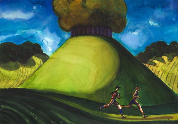 Lorenzo Mattotti | Corsa VIII, 2025 | Philippe Labaune Gallery