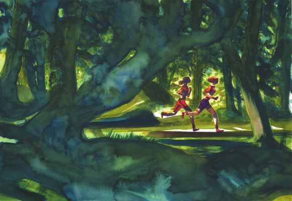 Lorenzo Mattotti | Corsa IV, 2025 | Philippe Labaune Gallery