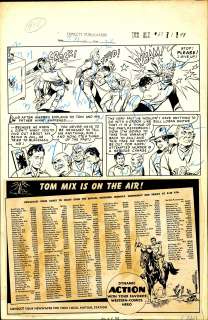 Pfeufer - TOM MIX #27, FAWCETT, Pg. 48, Original Art (1930) | Russ Cochran