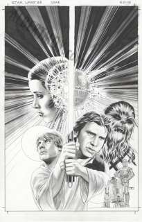 John Cassaday - Star Wars Issue 8 Page Cover